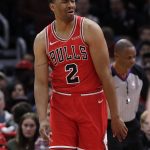 Chicago Bulls forward Jabari Parker reacts to a call during the first half of an NBA basketball game against the Phoenix Suns, Wednesday, Nov. 21, 2018, in Chicago. (AP Photo/Nam Y. Huh)