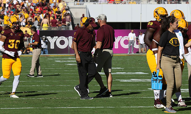 ASU head coach Herm Edwards isn't looking too far into the future after the 38-20 win over Utah. (B...