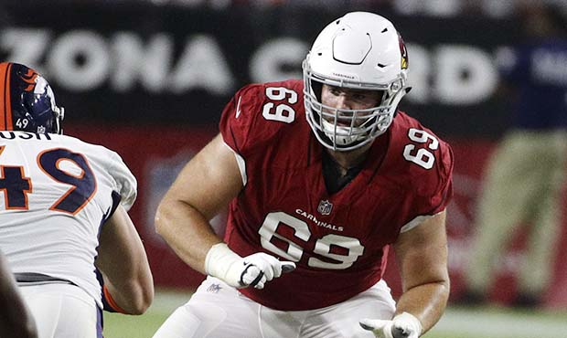 Arizona Cardinals offensive tackle Will Holden (69) during the first half of a preseason NFL footba...