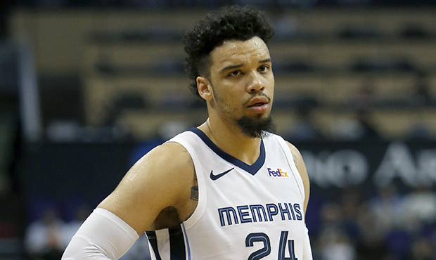 Memphis Grizzlies guard Dillon Brooks (24) in the second half during an NBA basketball game against...