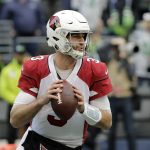Arizona Cardinals quarterback Josh Rosen drops back to pass against the Seattle Seahawks during the first half of an NFL football game, Sunday, Dec. 30, 2018, in Seattle. (AP Photo/Ted S. Warren)