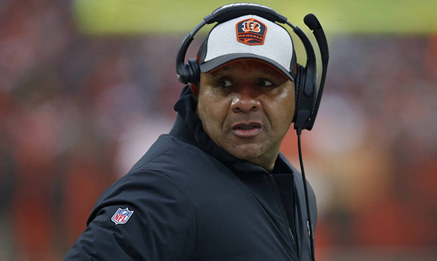 Cincinnati Bengals special assistant to the head coach Hue Jackson watches during the second half o...