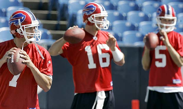 Buffalo Bills quarterback J.P. Losman (7) looks to pass against