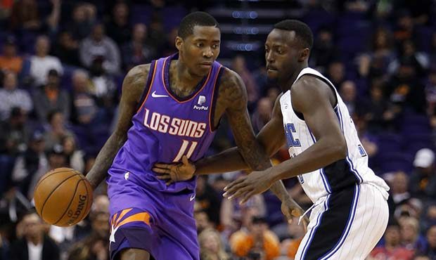 Phoenix Suns guard Jamal Crawford (11) drives on Orlando Magic guard Jerian Grant during the second...