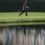 Phil Mickelson walks to the 15th green during the second round for the Masters golf tournament Friday, April 12, 2019, in Augusta, Ga. (AP Photo/Chris Carlson)