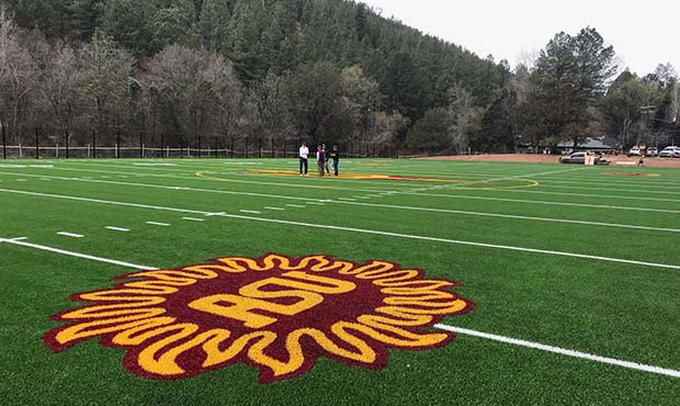 Arizona State football's new turf field at Camp Tontozona. (Sun Devil Football / Facebook)...