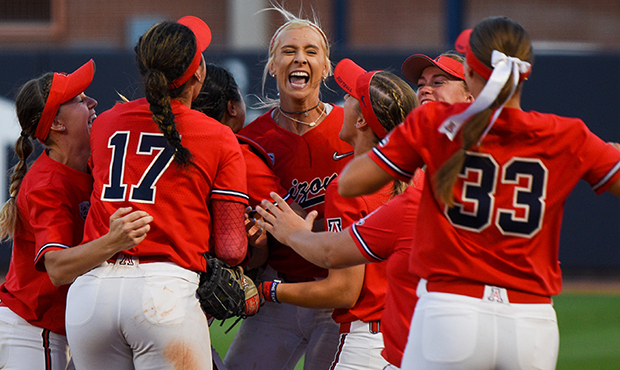 The Arizona Wildcats head to the Women’s College World Series for the 23rd time. (Brady Vernon/Cr...