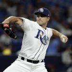 Tampa Bay Rays relief pitcher Jalen Beeks delivers to the Arizona Diamondbacks during the fifth inning of a baseball game, Tuesday, May 7, 2019, in St. Petersburg, Fla. (AP Photo/Chris O'Meara)