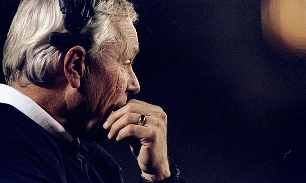 27 Nov 1998: Head coach Dick Tomey of the Arizona Wildcats looks on during the game against the Ari...