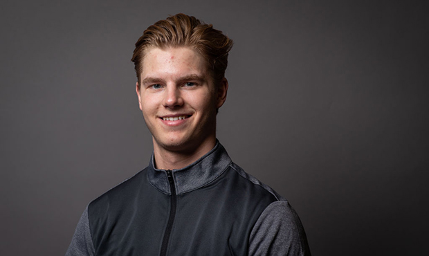Victor Soderstrom poses for a portrait at the 2019 NHL Scouting Combine on May 30, 2019 at the Harb...