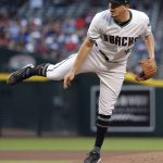 Arizona Diamondbacks starting pitcher Taylor Clarke throws against the Los Angeles Dodgers during the first inning of a baseball game, Tuesday, June 4, 2019, in Phoenix. (AP Photo/Matt York)