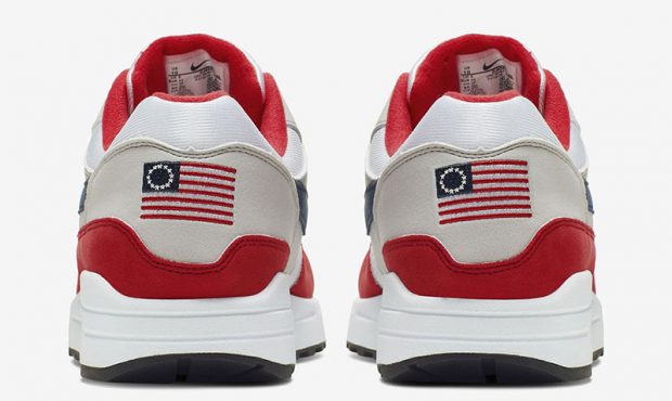 The Nike Air Max 1 USA shoe was pulled after concern expressed by former NFL quarterback Colin Kaep...