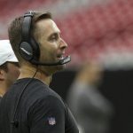 Arizona Cardinals head coach Kliff Kingsbury watches a play during NFL football practice at State Farm Stadium Friday, July 26, 2019, in Glendale, Ariz. (AP Photo/Ross D. Franklin)