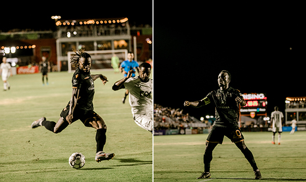 Mustapha Dumbuya (left). Solomon Asante (right). (Photos courtesy of Phoenix Rising FC)...