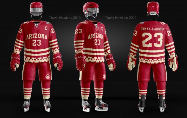 Arizona Coyotes uniforms through the years