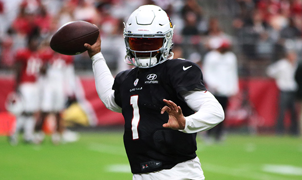Arizona Cardinals QB Kyler Murray during the team’s Red and White Practice Saturday, August 3, 20...