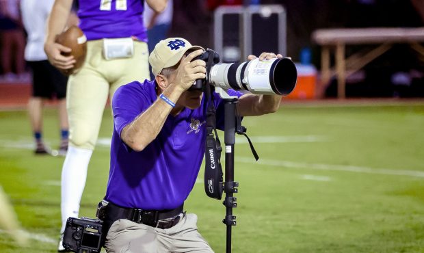 Mike Harvey has spent seven years capturing the action for Notre Dame Prep sports. (Courtesy Shari ...