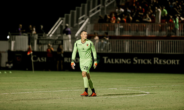 Rising GK Zac Lubin named to USL Team of the Week Honorable Mention