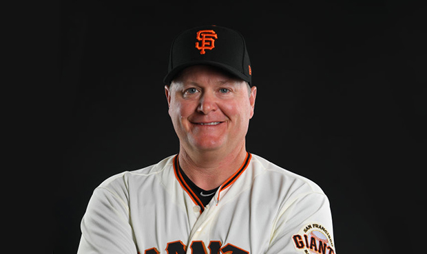 Matt Herges #77 of the San Francisco Giants poses during the Giants Photo Day on February 21, 2019 ...