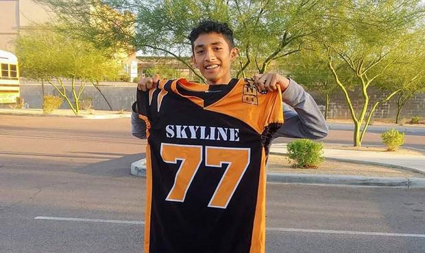 Cesar Chavez junior gives his all on the gridiron, in the community