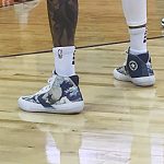 Kelly Oubre's Converse shoes pregame of the Suns-Kings game on Wednesday, Oct. 23, 2019.