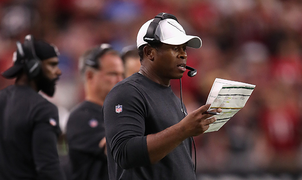 Defensive coordinator Vance Joseph of the Arizona Cardinals during the second half of the NFL game ...