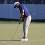 PGA pro Ryan Moore attempts a putt during the second round of the Waste Management Phoenix Open on Friday, Jan 31, 2020, in Scottsdale, Ariz. (Tyler Drake/Arizona Sports)