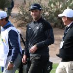 PGA pro Jon Rahm walks off the tee box of No. 17 during Round 1 of the Waste Management Phoenix Open, Thursday, Jan. 30, 2020, in Scottsdale, Ariz. (Tyler Drake/Arizona Sports)