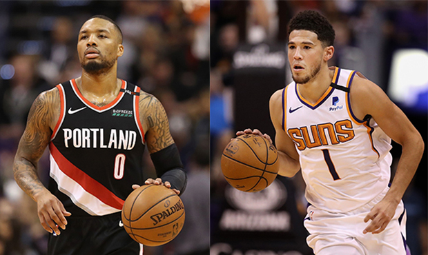 Injured Damian Lillard suggests Devin Booker as All-Star replacement