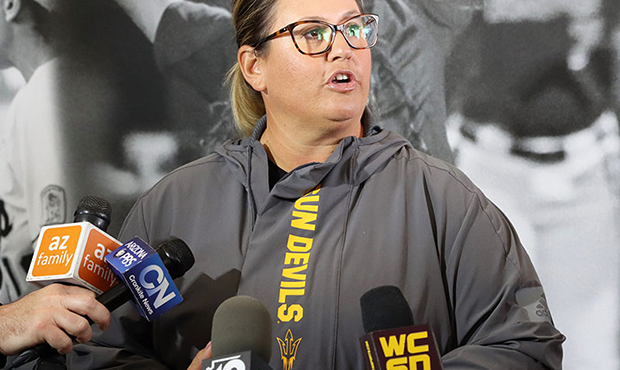 Arizona State softball, led by fourth-year coach Trisha Ford, carries some increased expectations i...