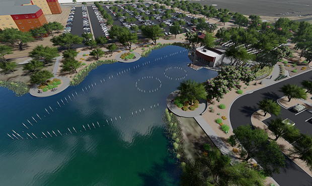 A memorial for the USS Arizona will open outside Salt River Fields at Talking Stick, the spring tra...