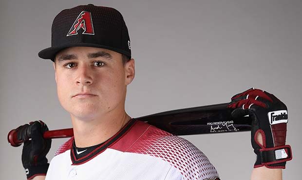 Andy Young #85 of the Arizona Diamondbacks poses for a portrait during photo day at Salt River Fiel...