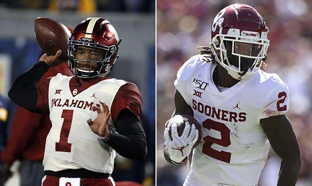 Kyler Murray, left, hopes he can again become teammates with fellow Oklahoma product CeeDee Lamb, r...
