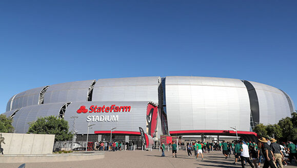 The Arizona Cardinals will host a draft party outside State Farm Stadium in Glendale, Arizona on Th...