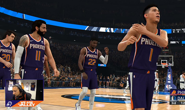 Suns turn to Twitch to play Mavericks during NBA postponement