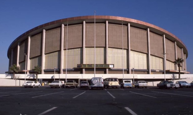 A photo of Arizona Veterans Memorial Coliseum (Phoenix Mercury/Facebook)...