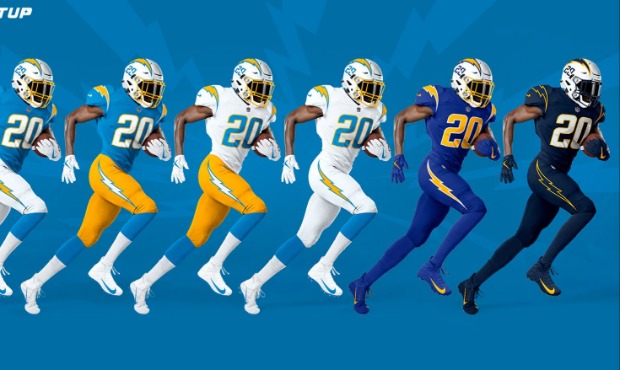 Los Angeles Chargers drop refreshed bolt uniforms