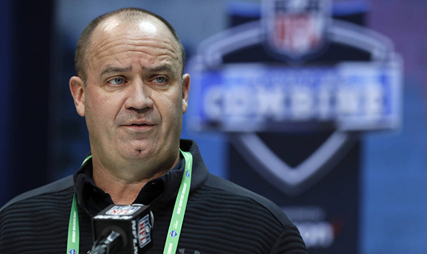 Houston Texans head coach Bill O'Brien speaks during a press conference at the NFL football scoutin...