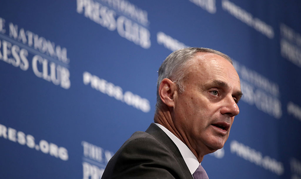 MLB Commissioner Rob Manfred (Photo by Win McNamee/Getty Images)...