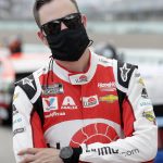 Alex Bowman waits for the start of a NASCAR Cup Series auto race Sunday, June 14, 2020, in Homestead, Fla. (AP Photo/Wilfredo Lee)