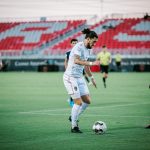 Phoenix Rising FC midfielder Jordan Schweitzer. (Arizona Sports/Ashley Orellana)