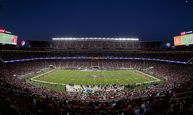 A general view during the San Francisco 49ers game against the Seattle Seahawks at Levi's Stadium o...