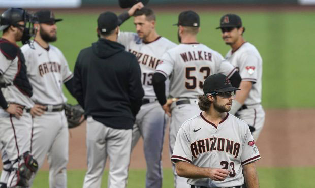 Zac Gallen struggles in 6th, offense remains flat as D-backs fall to Giants