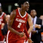 14. Boston Celtics: Kira Lewis Jr., PG, Alabama
A smidge of a fall here for Lewis but he lands in an awesome situation to develop behind Kemba Walker and get minutes on a great team.
(Photo by Kevin C. Cox/Getty Images)