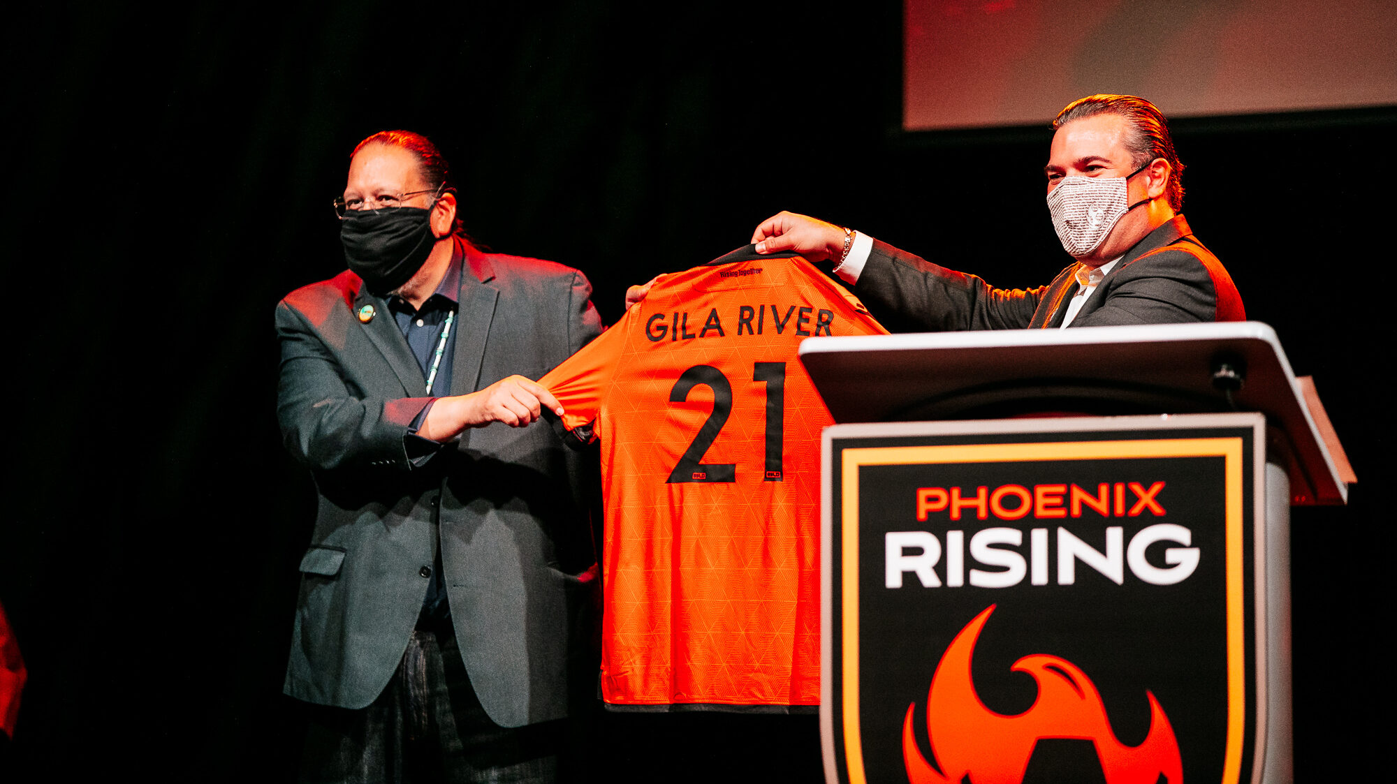 Phoenix Rising FC's press conference announcing the move to Gila River's Wild Horse Pass. (Arizona ...