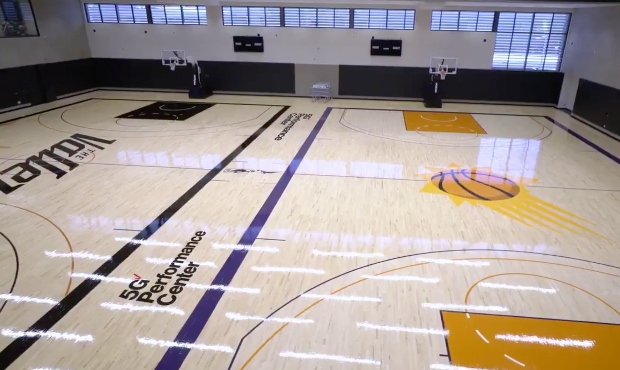 Suns practice for 1st time at new practice facility in new season