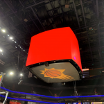 The new video screen at the renovated Phoenix Suns Arena (Kellan Olson/Arizona Sports)