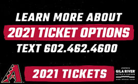 Arizona Diamondbacks 2021 Tickets Options