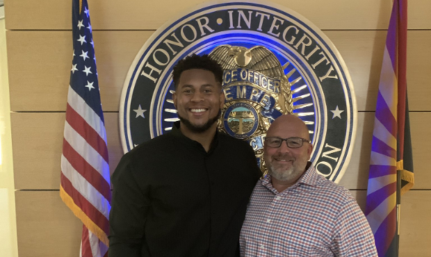 Justin Herron (left) and Murry Rogers (right). (Twitter Photo/@TempePolice)...
