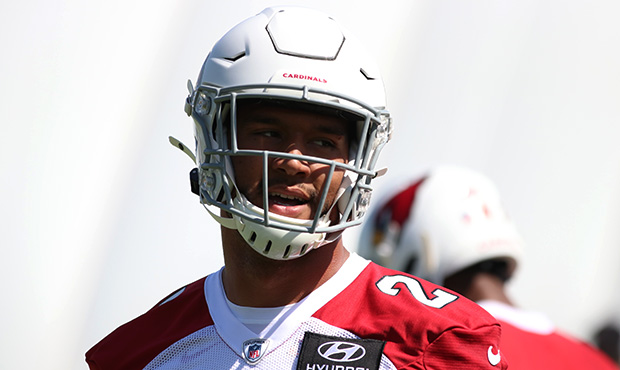 Arizona Cardinals linebacker Zaven Collins during rookie minicamp Friday, May 14, 2021, in Tempe, A...